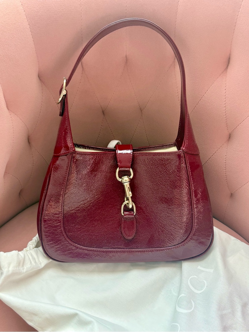 Gucci Jackie Rosso Ancora Glossy